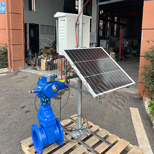 乐昌皓久 Z945X-16Q免布线太阳能电动闸阀 农业灌溉 支持远程智能控制